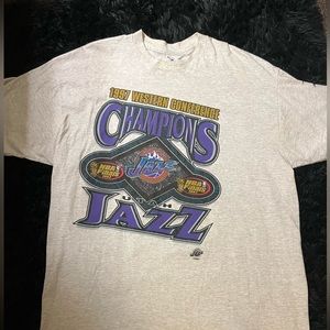 90s Utah Jazz Championship T-Shirt